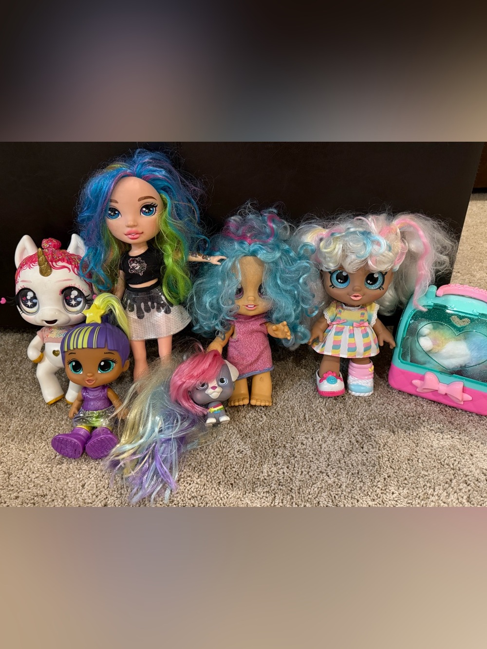 Kindi Kids, Poopsie Rainbow Surprise, VIP Pets, Glitter Girls & Baby Alive Lot